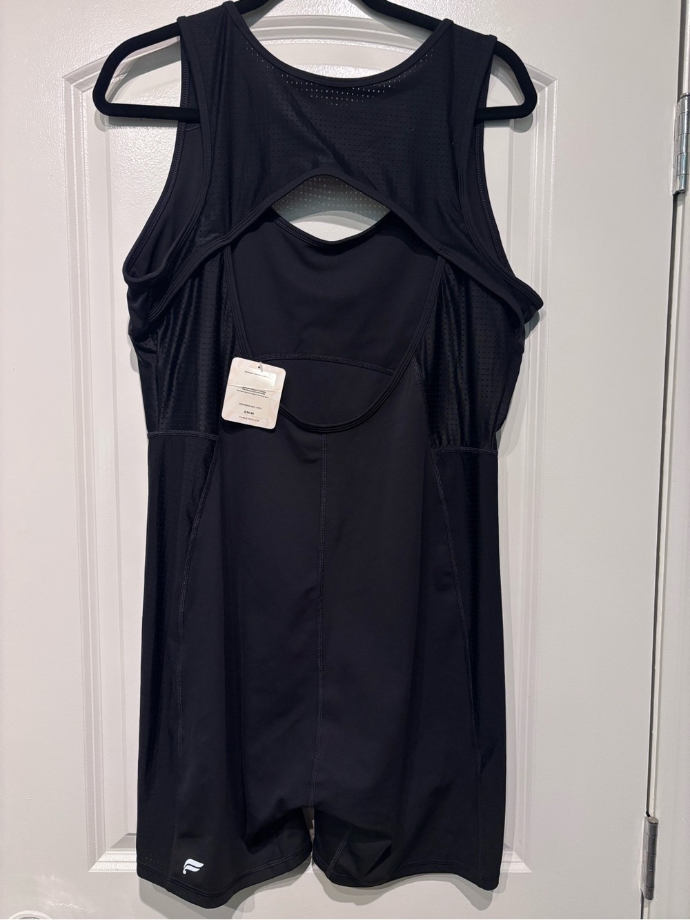 Fabletics Black Open-Back Onesie - Picture 2 of 8